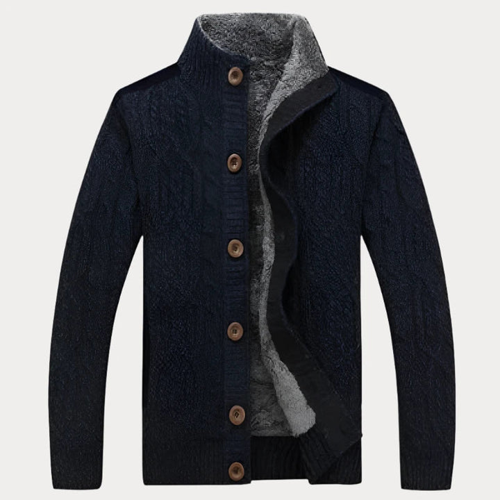 Herren Strickjacke mit Knopfleiste