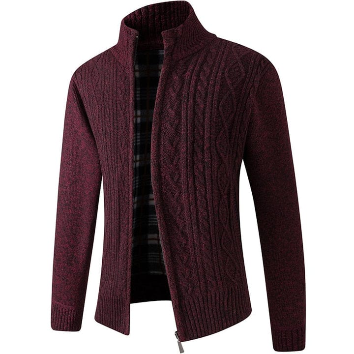 Herren-Rollkragenjacke