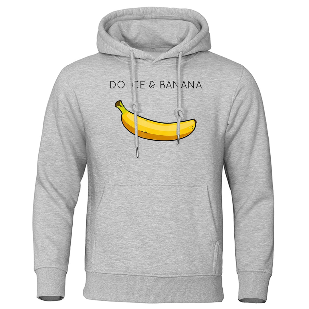 Kapuzenpulli mit Bananenprint für Herren