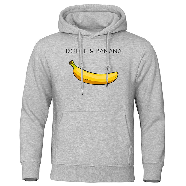 Kapuzenpulli mit Bananenprint für Herren