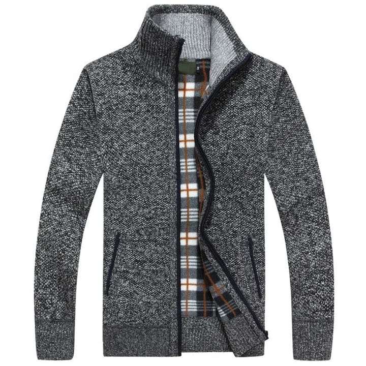 Herren-Rollkragenjacke
