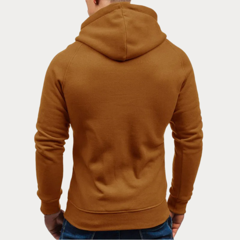 Zip-Up Jacke mit Kapuze für Herren