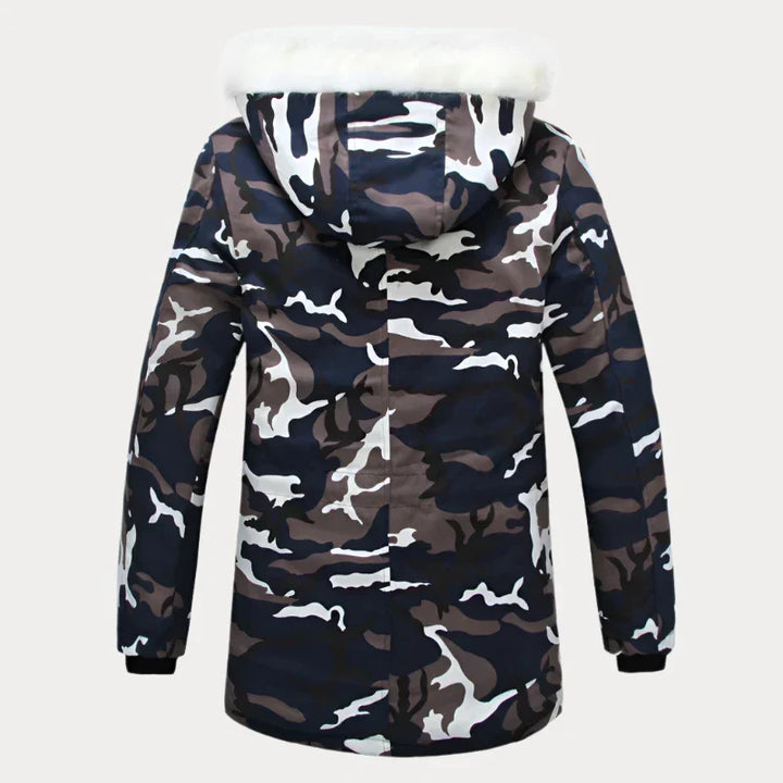 Camouflage-Kapuzenjacke für Herren