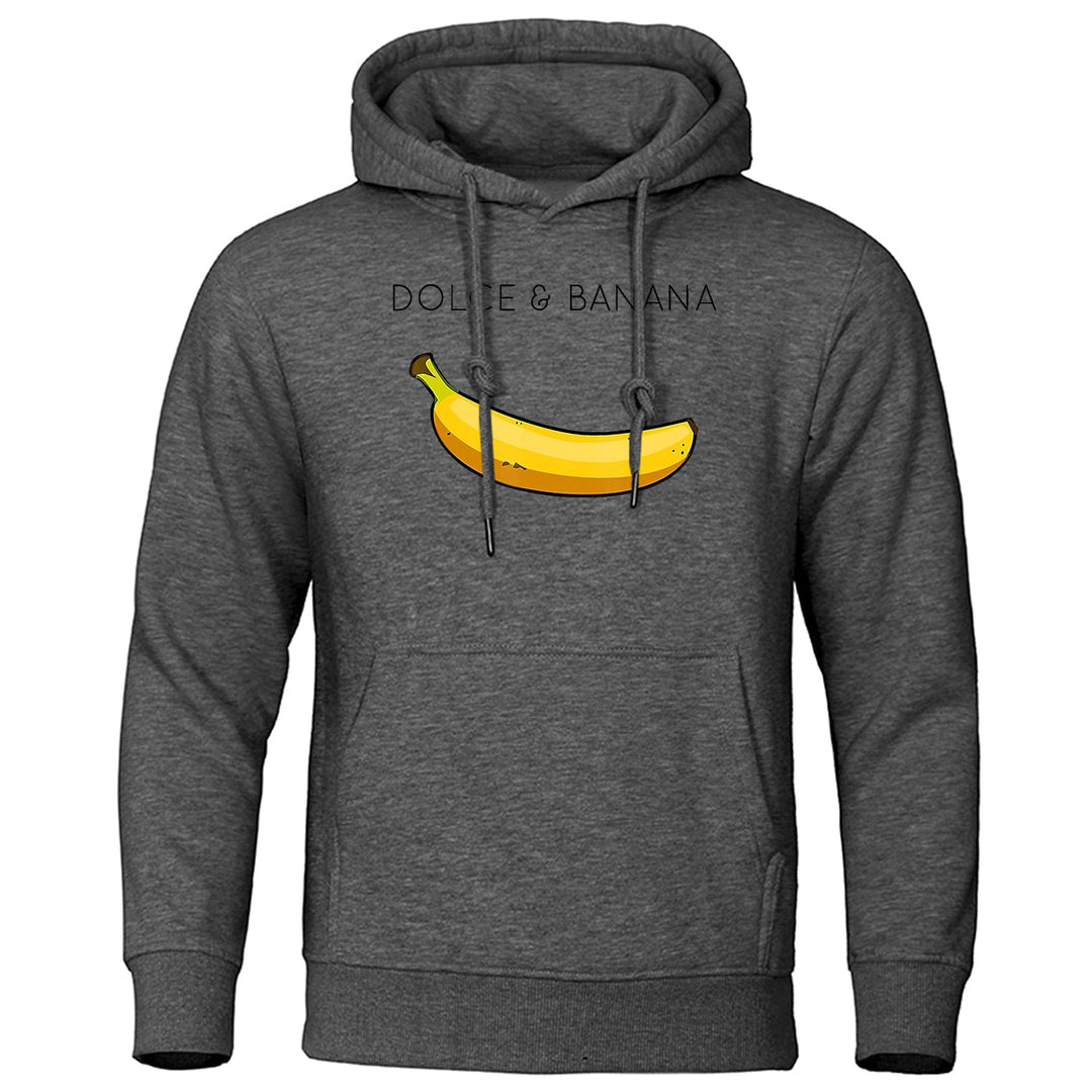 Kapuzenpulli mit Bananenprint für Herren