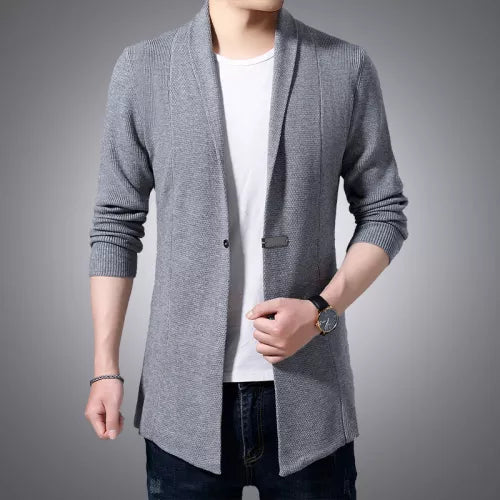 Herren Strickjacke mit einem Knopf