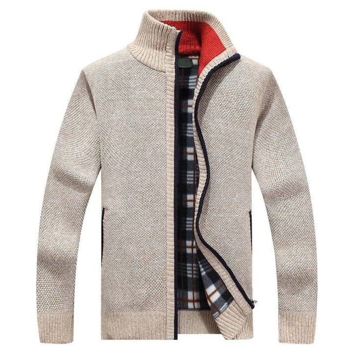 Herren-Rollkragenjacke