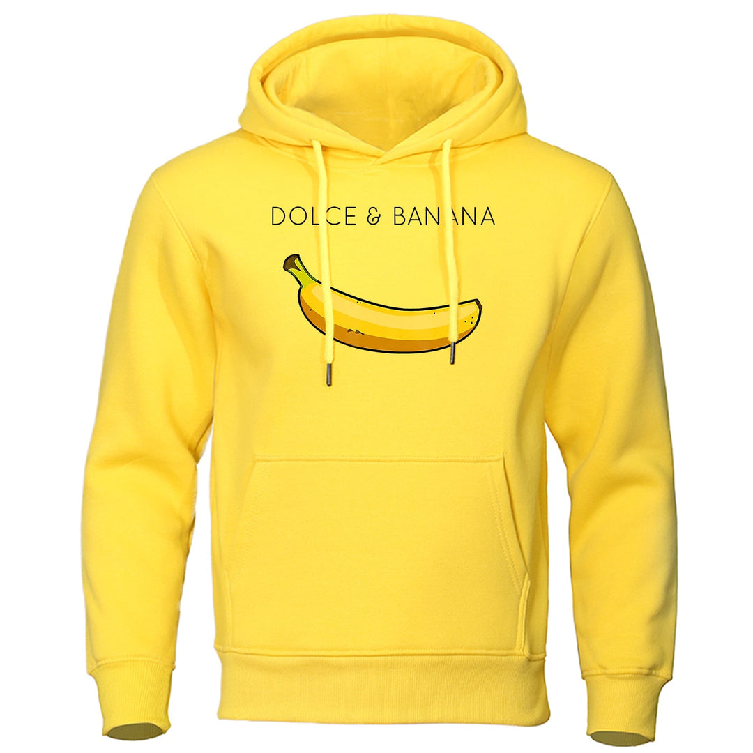 Kapuzenpulli mit Bananenprint für Herren