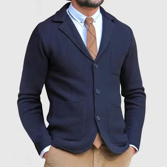 Einreihiger Blazer mit Knöpfen für Herren