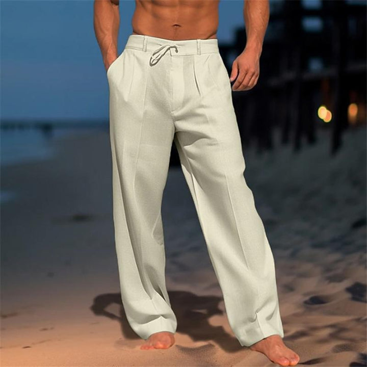 Luftige Herren Leinenhose