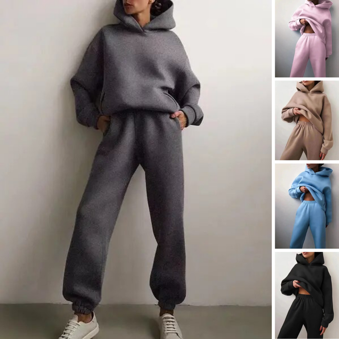 Set aus Kapuzenpulli und Sweatpants für Damen