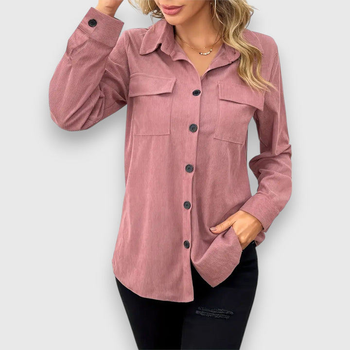 Cord Damen Hemdjacke