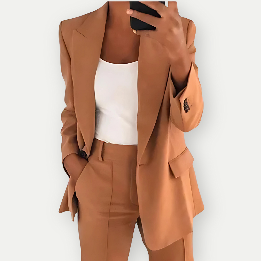 Blazer- und Hosenset für Damen