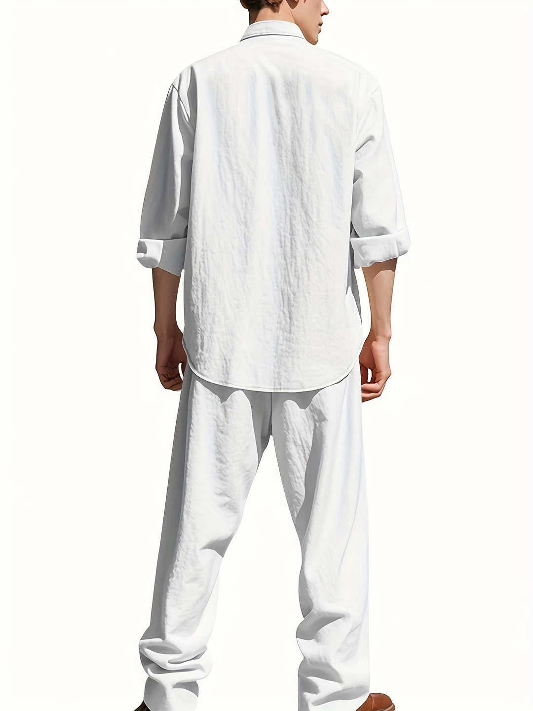 Lässiges Herren Leinenset