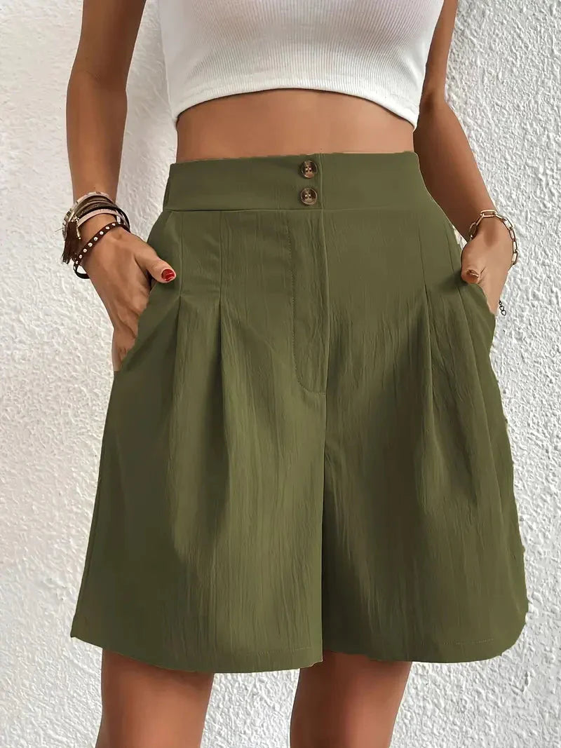 Shorts mit hoher Taille für Damen