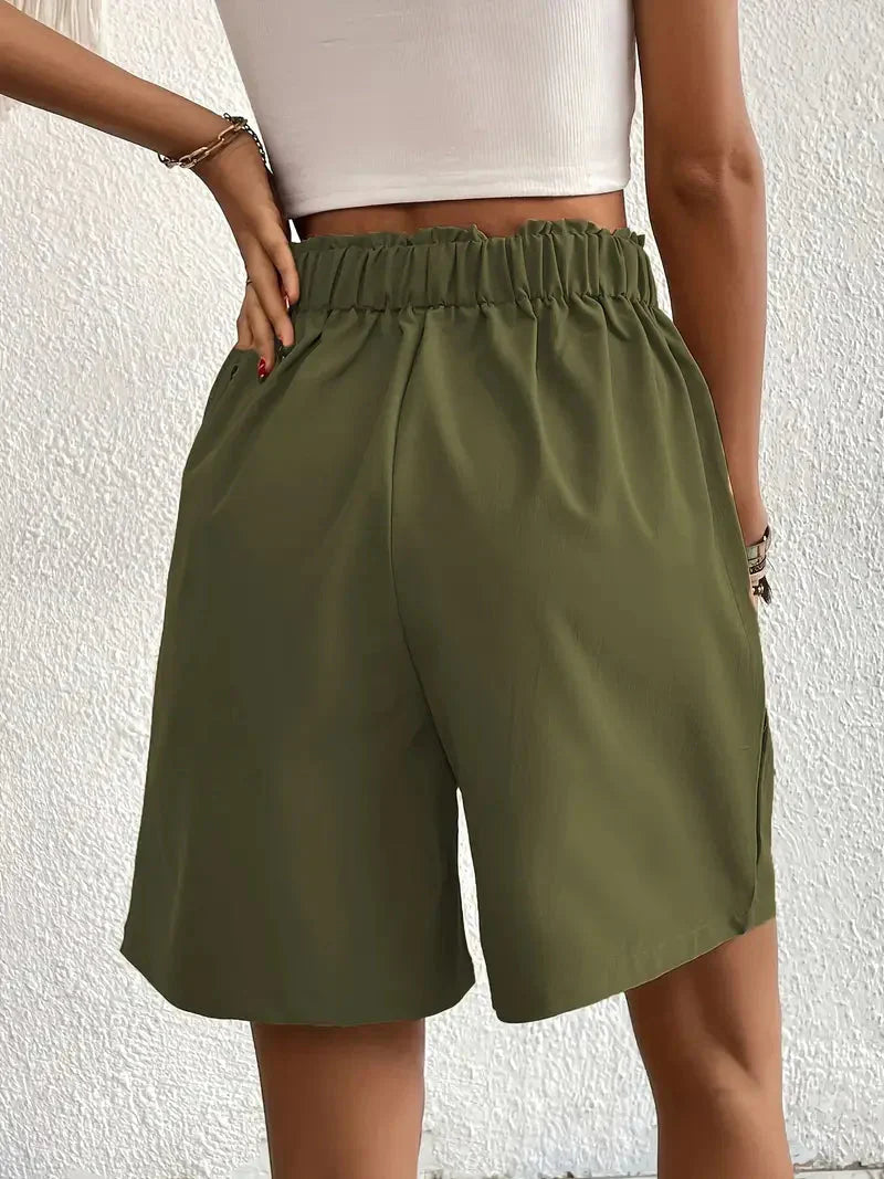 Shorts mit hoher Taille für Damen