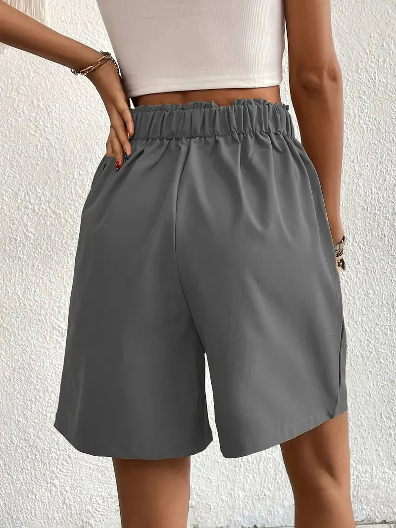 Shorts mit hoher Taille für Damen