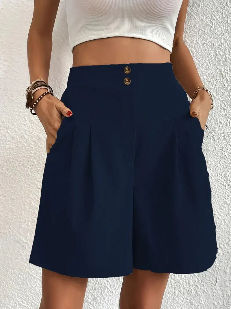 Shorts mit hoher Taille für Damen