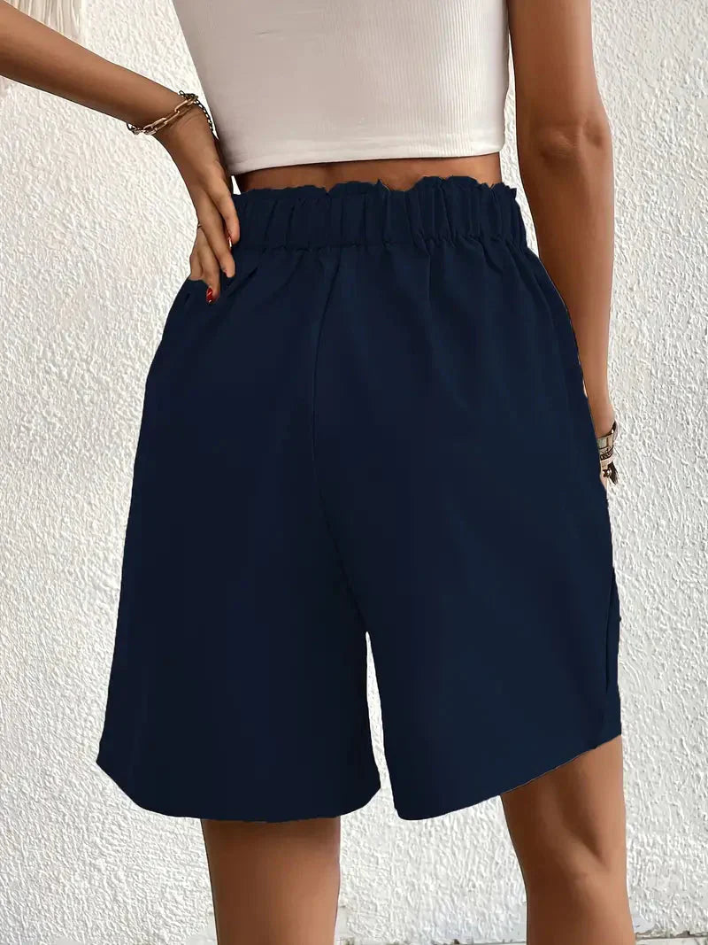 Shorts mit hoher Taille für Damen