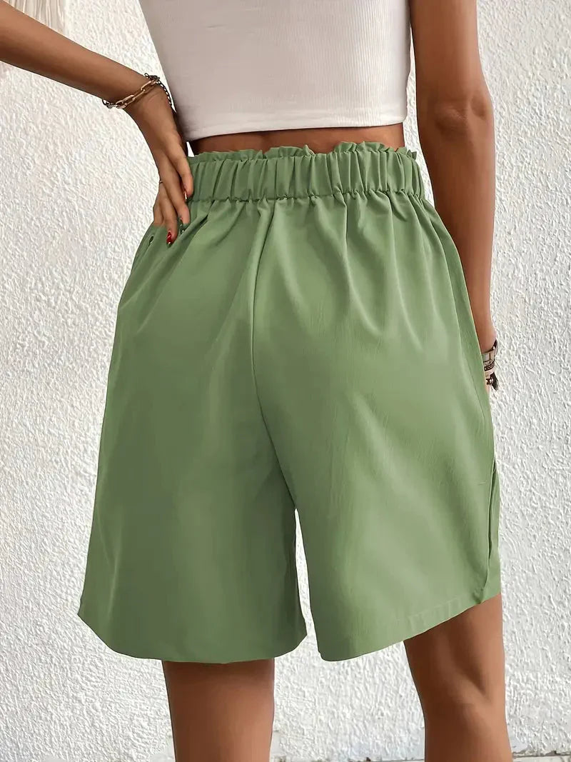 Shorts mit hoher Taille für Damen