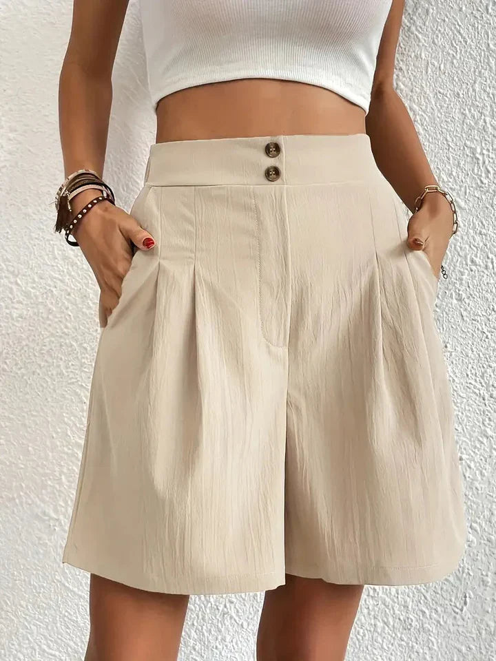 Shorts mit hoher Taille für Damen