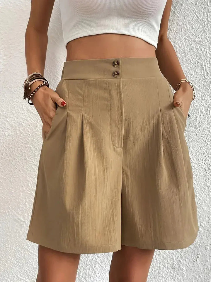 Shorts mit hoher Taille für Damen