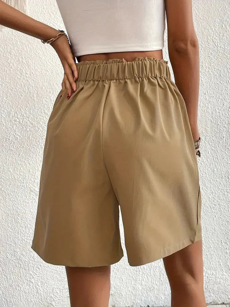 Shorts mit hoher Taille für Damen