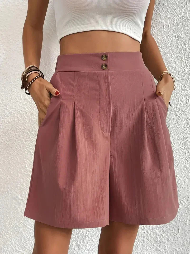 Shorts mit hoher Taille für Damen