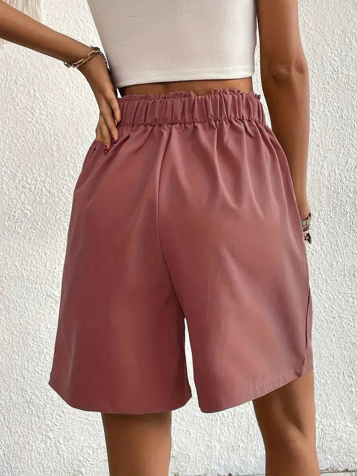 Shorts mit hoher Taille für Damen