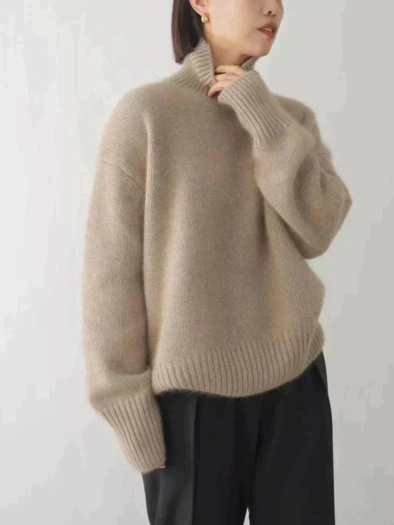 Damen Pullover mit Rollkragen
