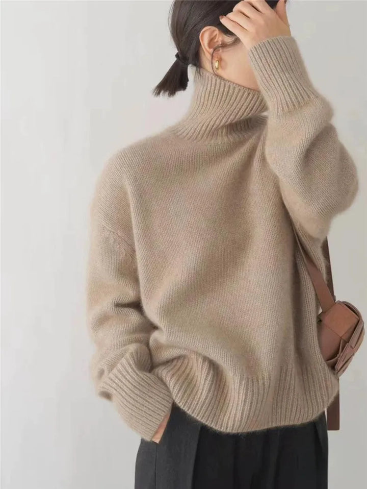 Damen Pullover mit Rollkragen