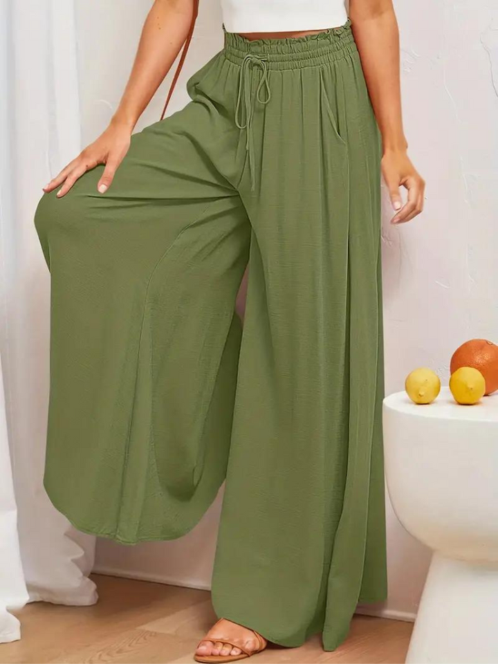 Damenhose mit hoher Taille