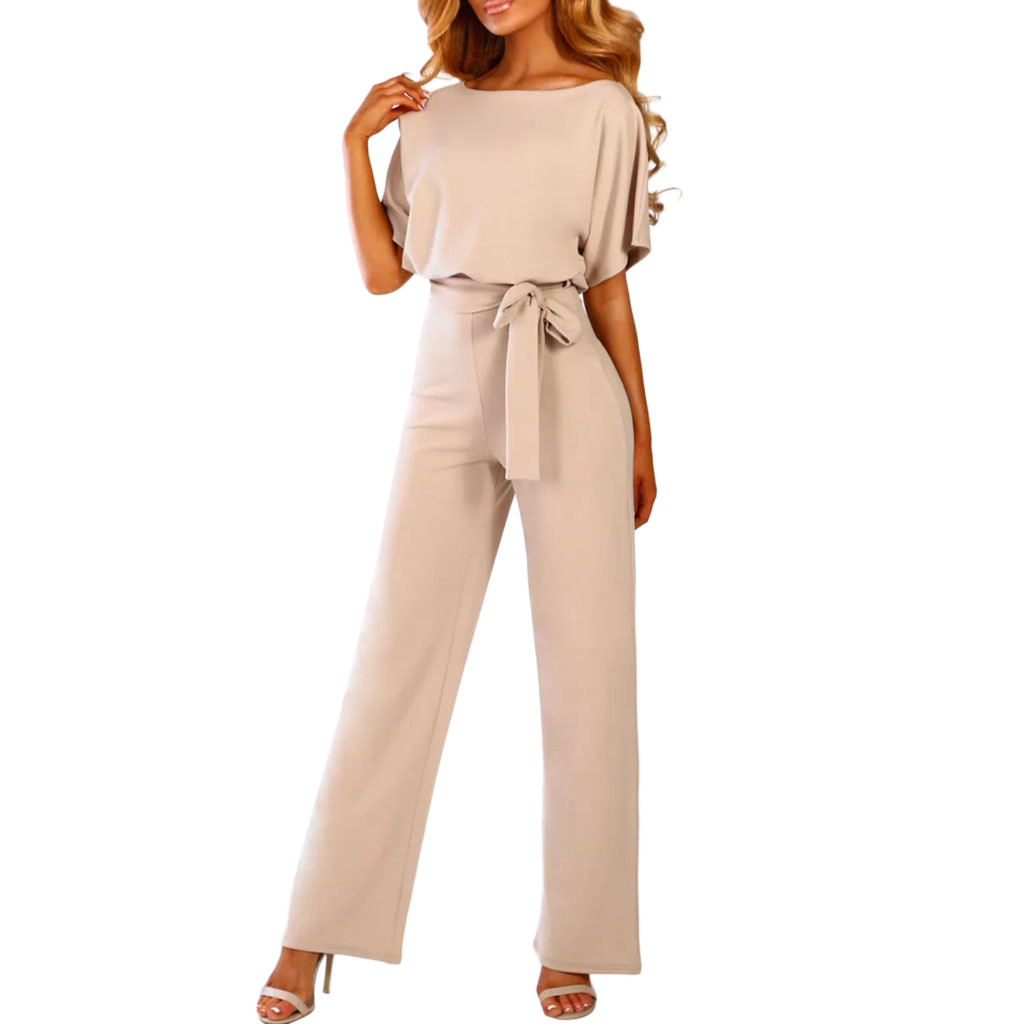 Legerer Jumpsuit mit Gürtel für Damen