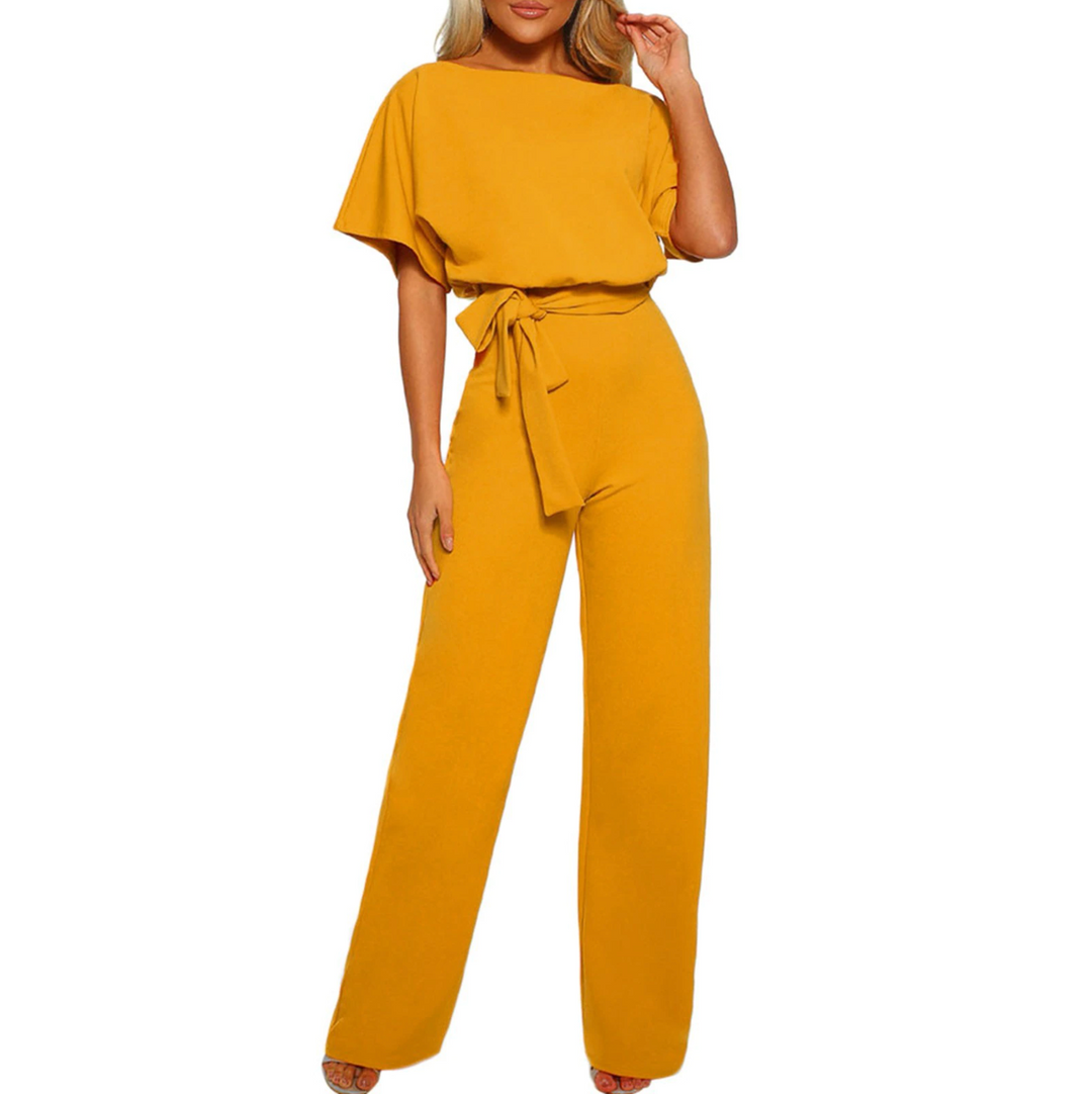 Legerer Jumpsuit mit Gürtel für Damen