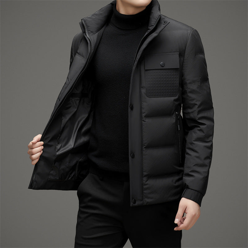 Elegante wattierte Jacke für Herren