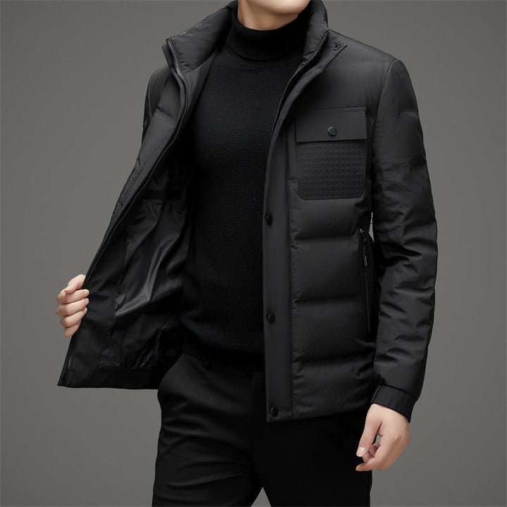 Elegante wattierte Jacke für Herren