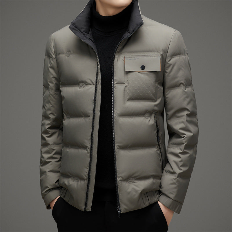 Elegante wattierte Jacke für Herren