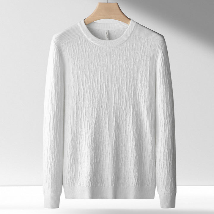 Jacquard-gemusterter Pullover für Herren