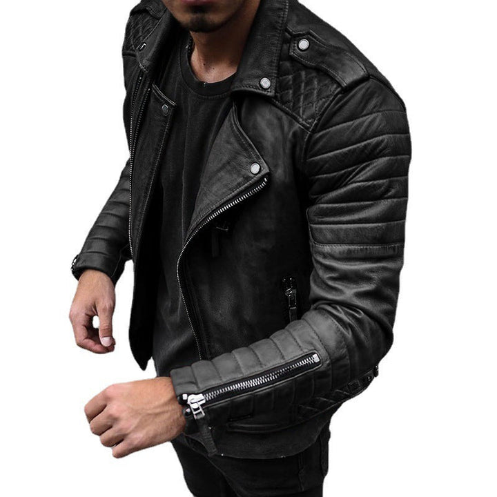 Herren Slim-Fit Jacke mit Reverskragen