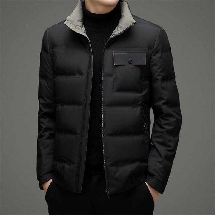 Elegante wattierte Jacke für Herren