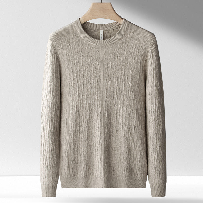 Jacquard-gemusterter Pullover für Herren