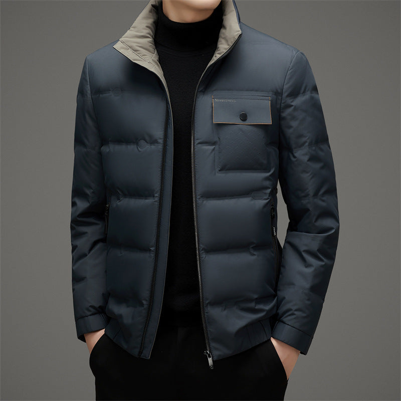 Elegante wattierte Jacke für Herren