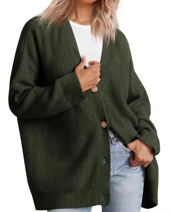 Strickjacke mit Knopfleiste für Damen