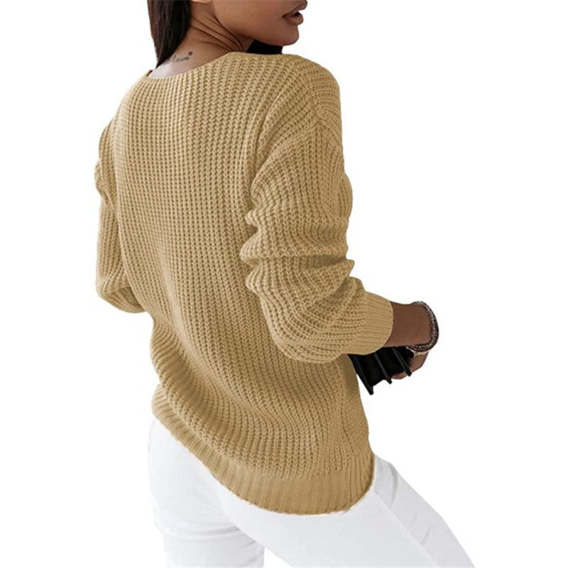 Warmer Strickpulli für Damen