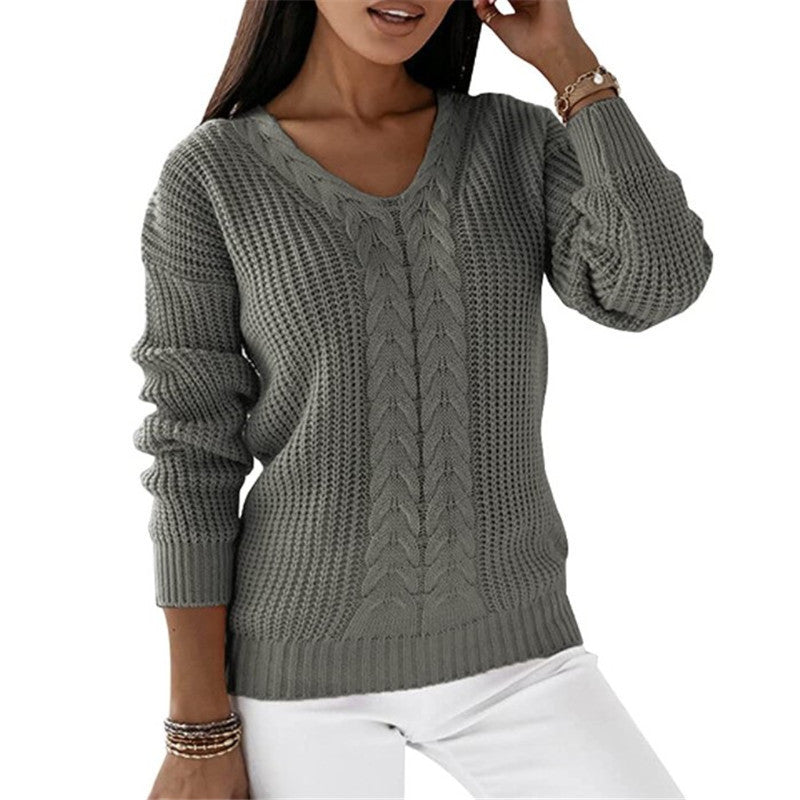 Warmer Strickpulli für Damen