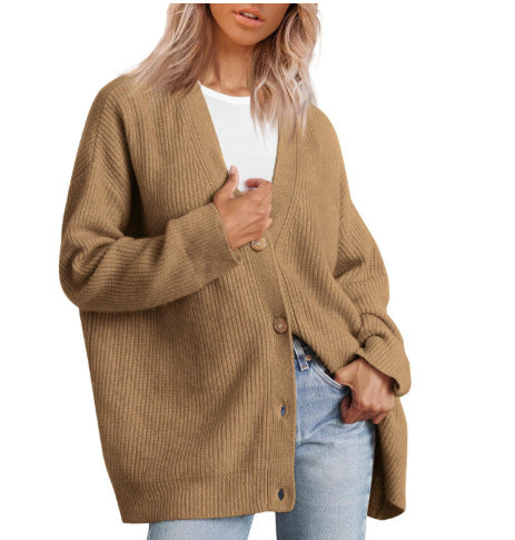 Strickjacke mit Knopfleiste für Damen