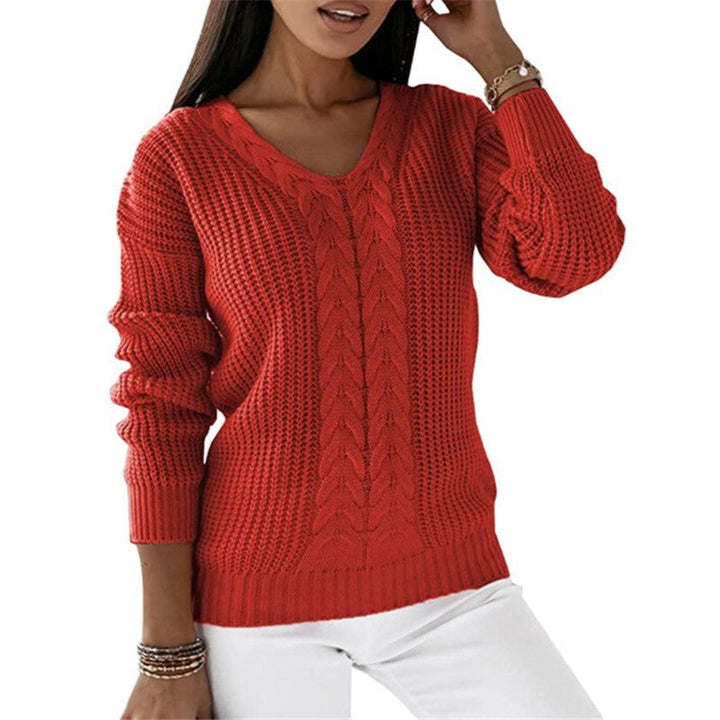 Warmer Strickpulli für Damen