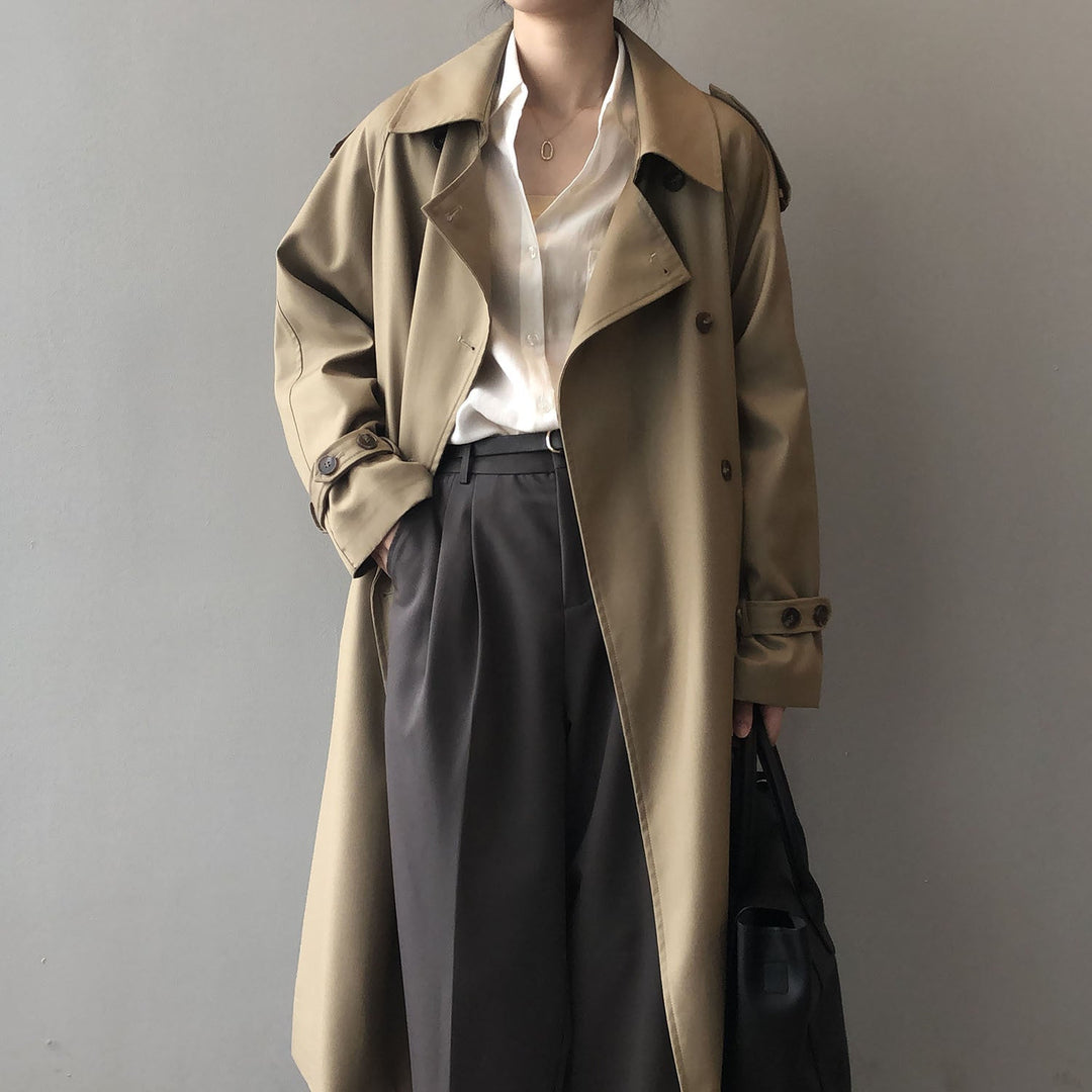 Zweireihiger Trenchcoat für Damen