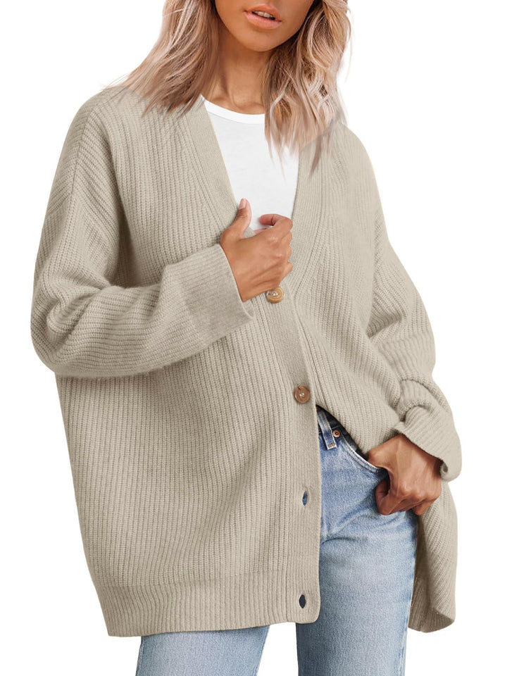 Strickjacke mit Knopfleiste für Damen