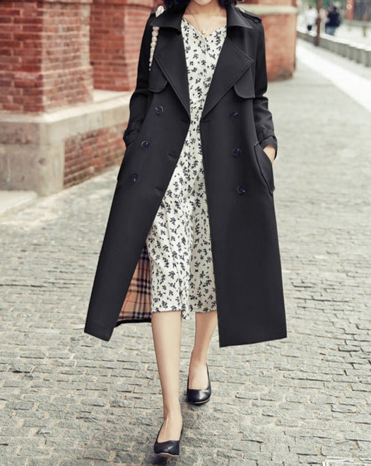 Zweireihiger Trenchcoat für Damen