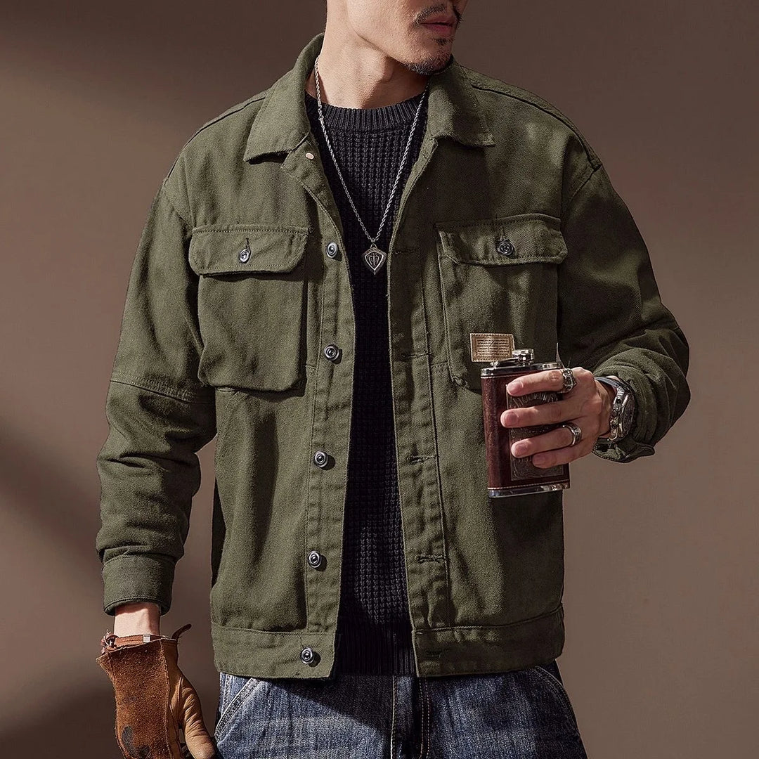 Klassische Herren Jeansjacke